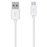 USB-A to Micro-USB Charger Cable for LG Phones (White) 1m - White - Electronics Accessories