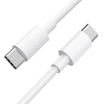 USB-C to Charger Cable for Huawei Phones (White) 1m - White - Electronics Accessories
