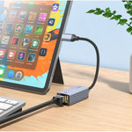 USB-C to RJ45 Ethernet Adapter 1000Mbps Gigabit LAN