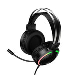 Wired Gaming Headset with 50mm Drivers Mic & Tri-Color LED (W117)