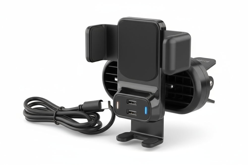 Car mobile phone and charger stand