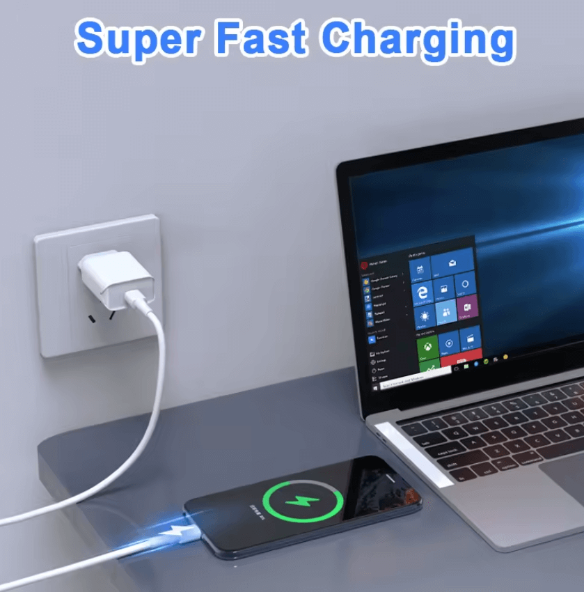 100W PD fast charging Type-C cable demonstration