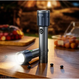 1200 Lumens Rechargeable LED Flashlight with 5000mAh Battery (DL25)