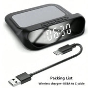 2-in-1 Magnetic Wireless Charger Stand | Fast Charging Dock for Phone & Earbuds | Foldable Station