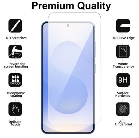 Samsung Galaxy S20 FE Clear Tempered Glass Screen Protector - techplus