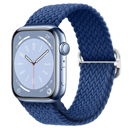 Apple Watch Braided Nylon Band – Adjustable Buckle, Lightweight & Stretchy