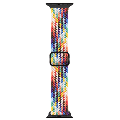 Apple Watch Braided Nylon Band – Adjustable Buckle, Lightweight & Stretchy