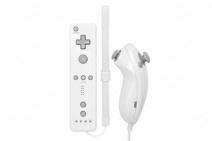 2 in 1 Wii Motion Plus Controller & Nunchuk Set – Wireless Gamepad