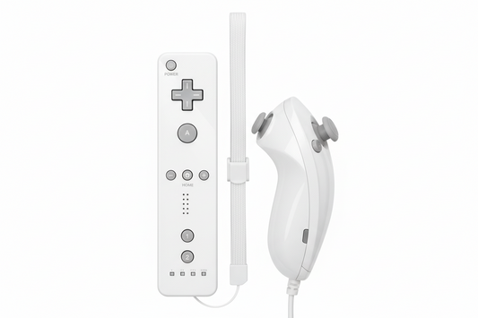 2 in 1 Wii Motion Plus Controller & Nunchuk Set – Wireless Gamepad