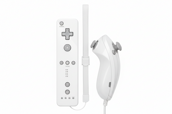 2 in 1 Wii Motion Plus Controller & Nunchuk Set – Wireless Gamepad