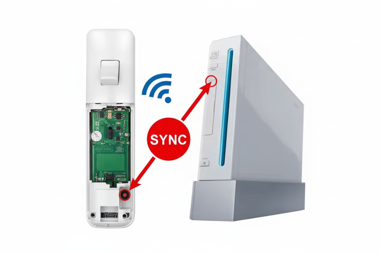 2 in 1 Wii Motion Plus Controller & Nunchuk Set – Wireless Gamepad