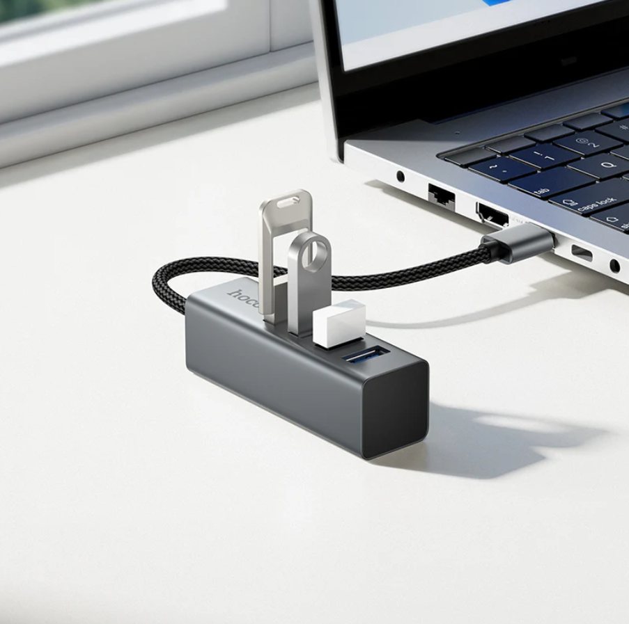USB A to 4 Port USB 3.0 Expansion Hub 5Gbps (HB1B)