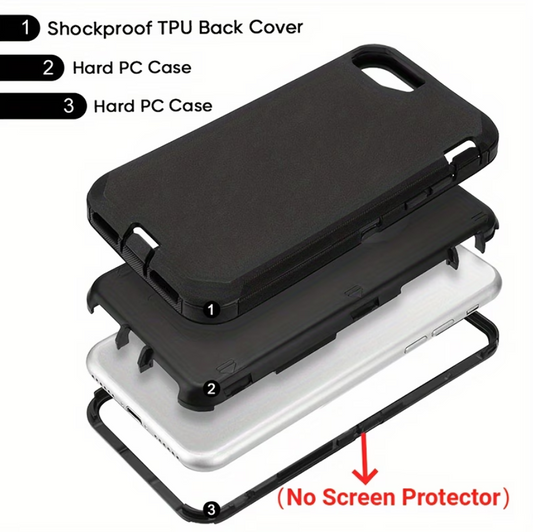 IPhone 6 Plus Triple Layer Armor Hard Case