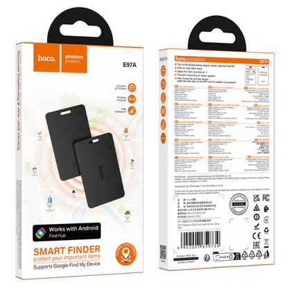 Wireless Tracker Card Android Find My Device Wallet Tracker (E97A)