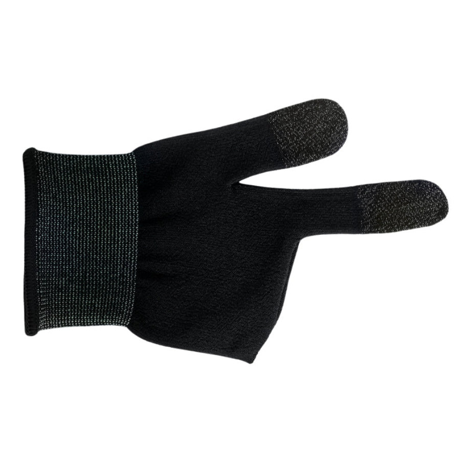 Mobile Gaming Finger Sleeves Silver Fiber (GA21)