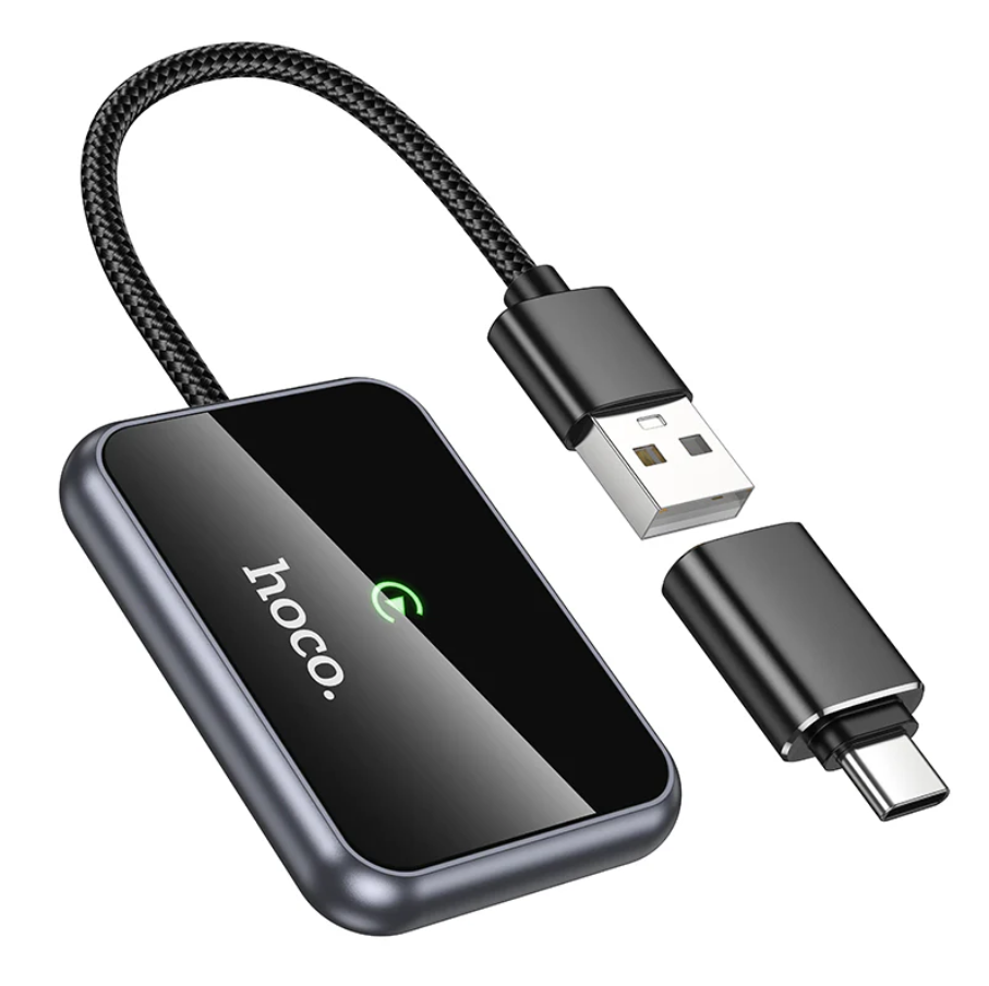 Hoco Wireless CarPlay Adapter USB-A USB-C Converter (HU1)
