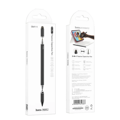 Hoco 3 in 1 Universal Stylus Pen Touchscreen Disc Mesh Ballpoint (GM111)