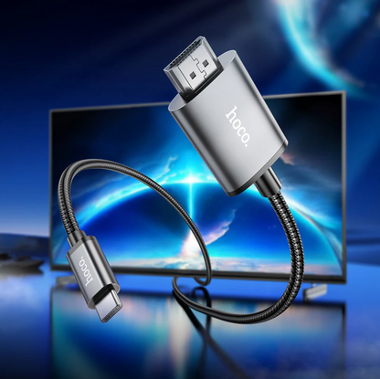 Hoco Type C to 4K HDMI Cable 2 Meter (UA27-C)