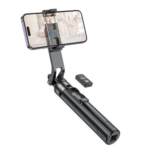 Hoco Premium 2 in 1 Selfie Stick With 1.37m QuadPod (K21)