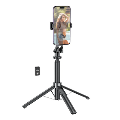 Hoco Premium 2 in 1 Selfie Stick With 1.37m QuadPod (K21)