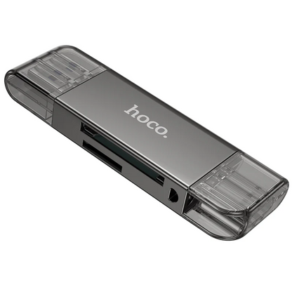 Hoco USB 3.0 Memory Card Reader USB-A USB-C Dual Plug (HB39)