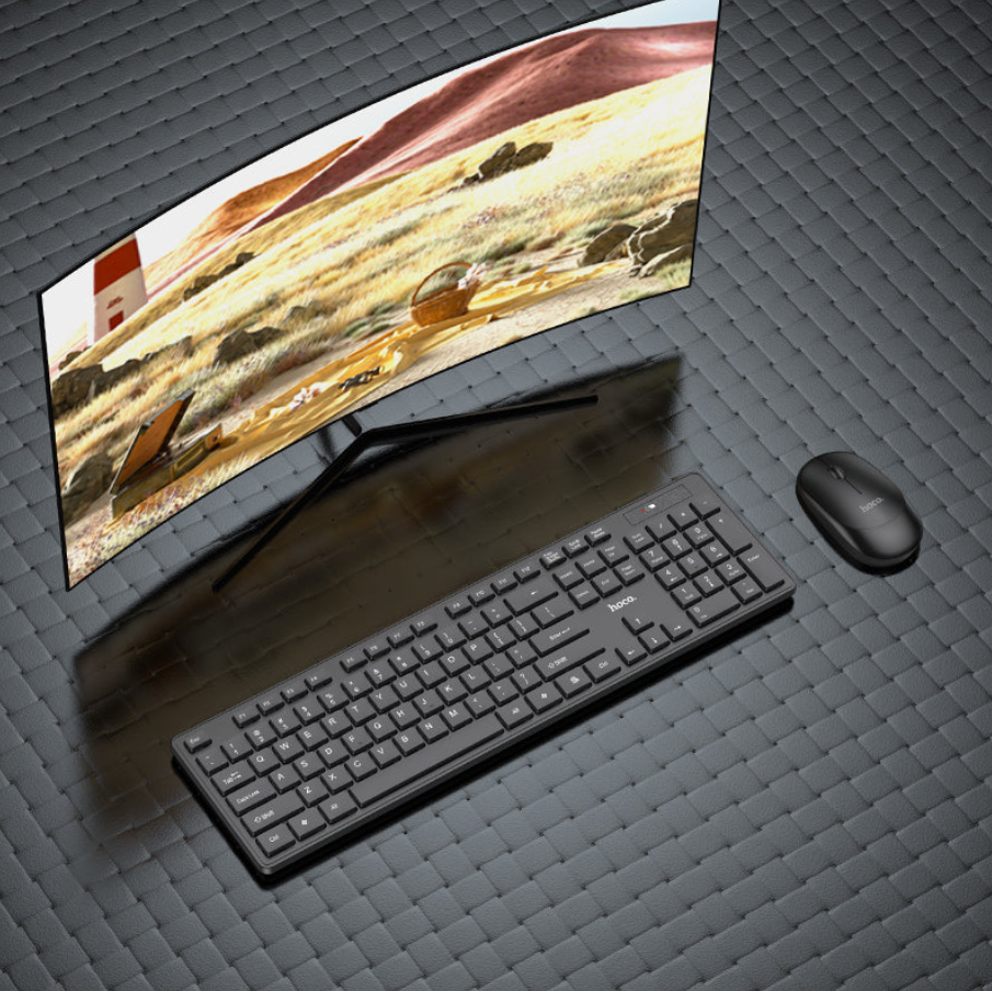 Hoco Wireless Keyboard Mouse Combo With USB Receiver (GM17)