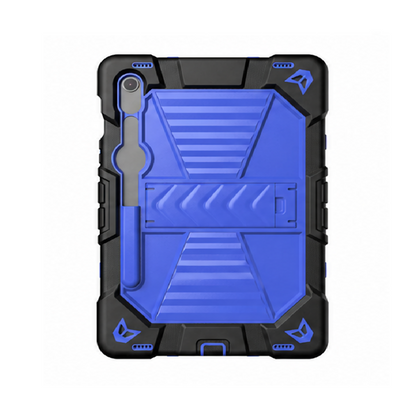 Samsung Galaxy Tab S9 FE Rugged Shockproof Case with Kickstand (Blue)