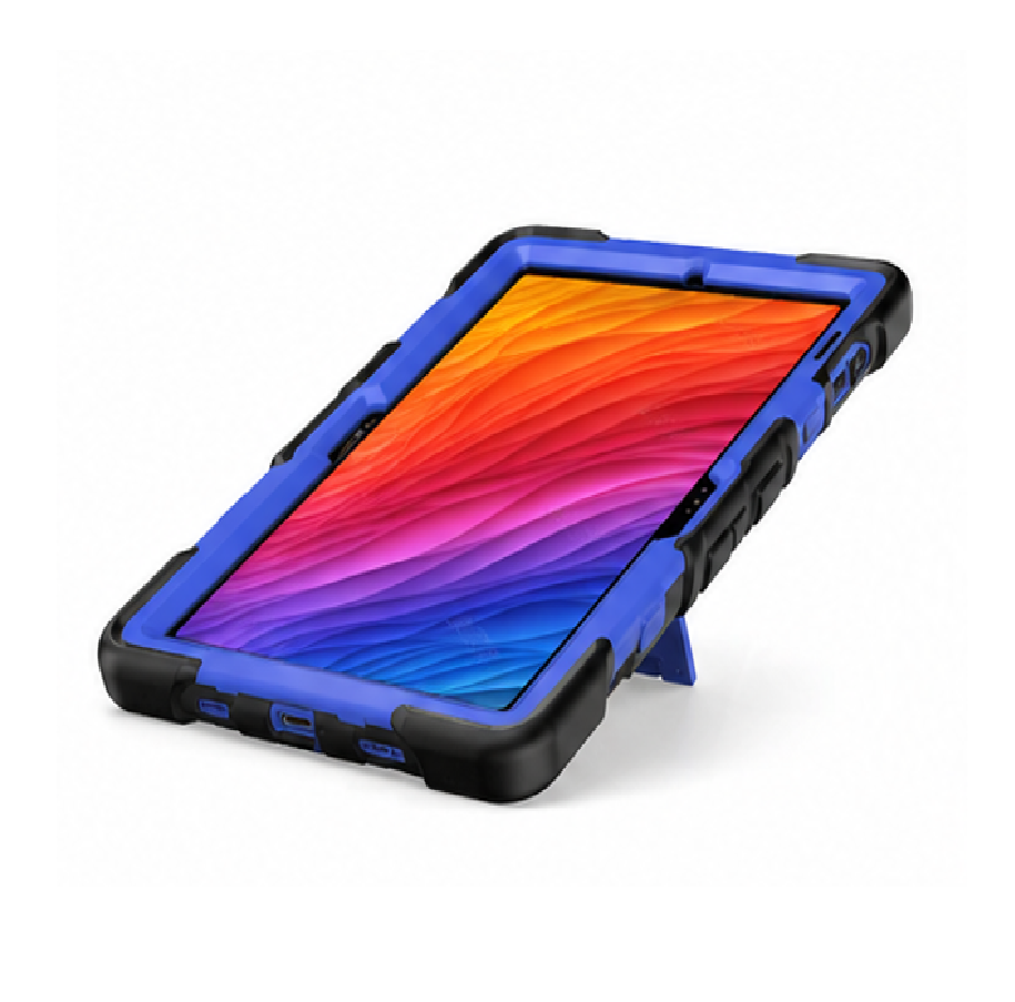 Samsung Galaxy Tab S9 FE Rugged Shockproof Case with Kickstand (Blue)