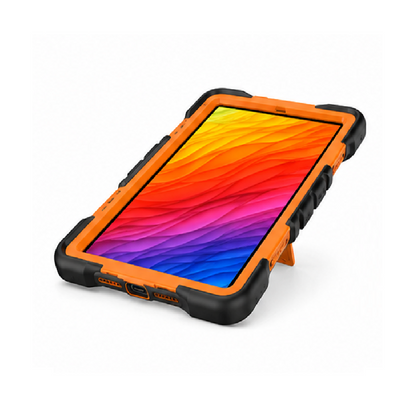 Samsung Galaxy Tab A9 Rugged Shockproof Case with Kickstand (Orange)