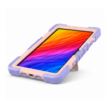 Samsung Galaxy Tab A9 Rugged Shockproof Case with Kickstand (Pink)