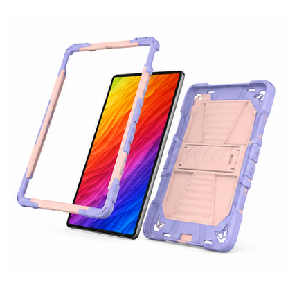 Samsung Galaxy Tab A9 Rugged Shockproof Case with Kickstand (Pink)