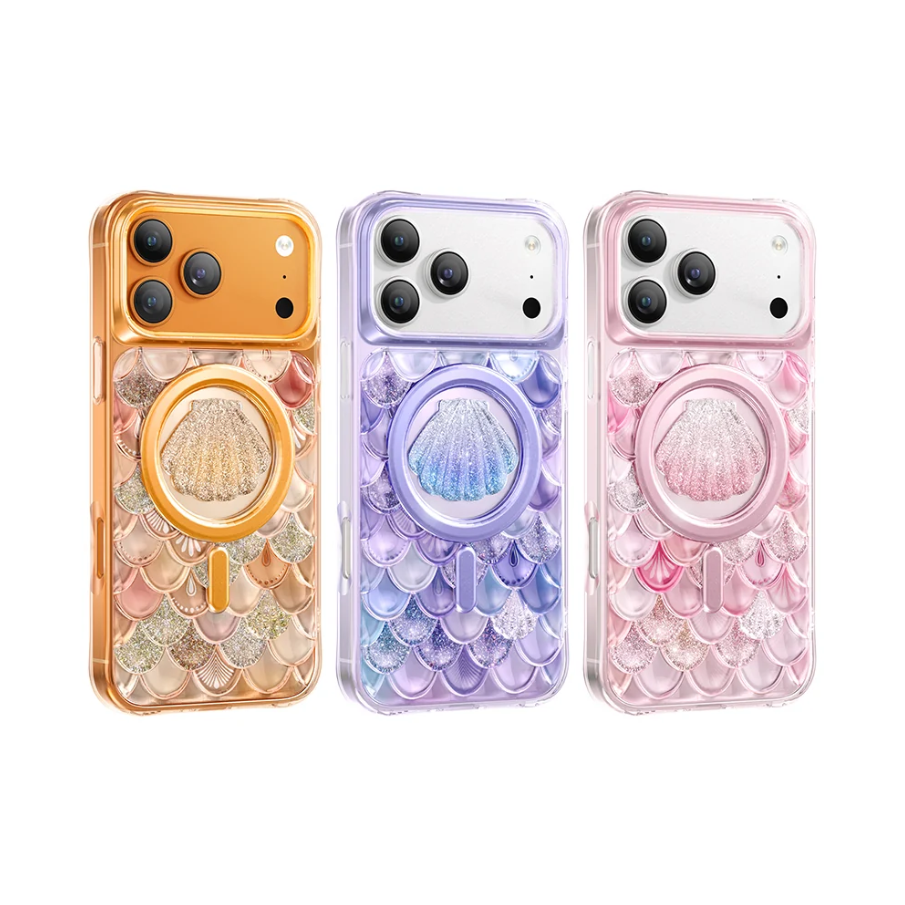Keephone Iceland Glitter Case for iPhone 17 Pro | 3D Diamond Shell MagSafe Case