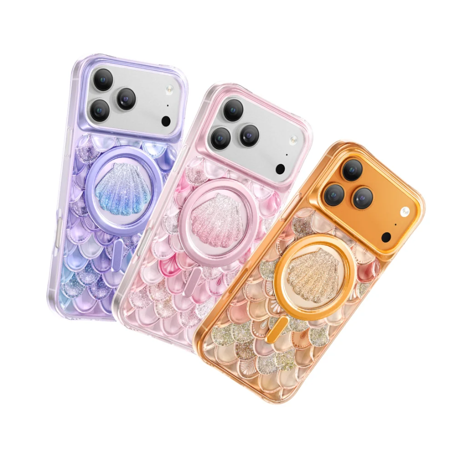 Keephone Iceland Glitter Case for iPhone 17 Pro | 3D Diamond Shell MagSafe Case