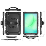 Samsung Galaxy Tab A11+ Plus 11-inch Heavy Duty Rugged Shockproof Silicone Case With Front Screen Protector
