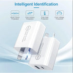 20W Fast Wall Charger – USB-C PD with Type-C Cable