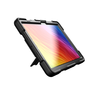 Samsung Galaxy Tab S9 Rugged Shockproof Case with Kickstand (Black)