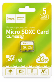 HOCO 32GB Micro SD Memory Card for Smartphones, Tablets and Digital cameras