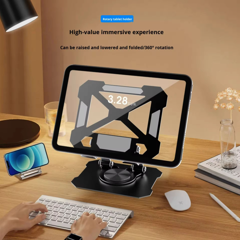 Adjustable Viewing Angle Metal Tablet Holder