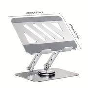 360° Rotating Laptop Stand | Adjustable Foldable Aluminum Alloy Desk Holder for & Tablet