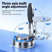 360-degree rotating magnetic phone holder with foldable design