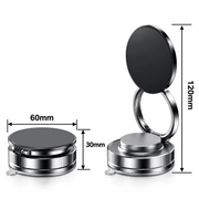 360-degree rotating magnetic phone holder with foldable design
