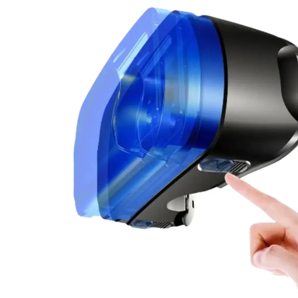3D VR Headset with Headphones & Controller