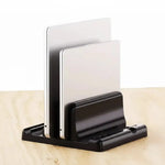 4-in-1 Vertical Laptop Stand | Multi-Device Desktop Holder for Laptops Tablets & Notebooks