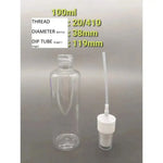5 x 100 ml Clear Plastic Bottle with Fine Mist Spray Atomiser & Cap - Tools Kits (multipurpose)