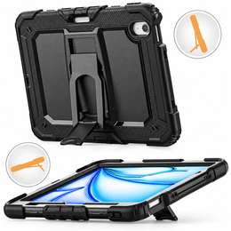 iPad 9.7-inch 6th Generation (2018) Heavy Duty Rugged Shockproof Silicone Case With Built-in Screen Protector