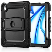 iPad 9.7-inch 6th Generation (2018) Heavy Duty Rugged Shockproof Silicone Case With Built-in Screen Protector
