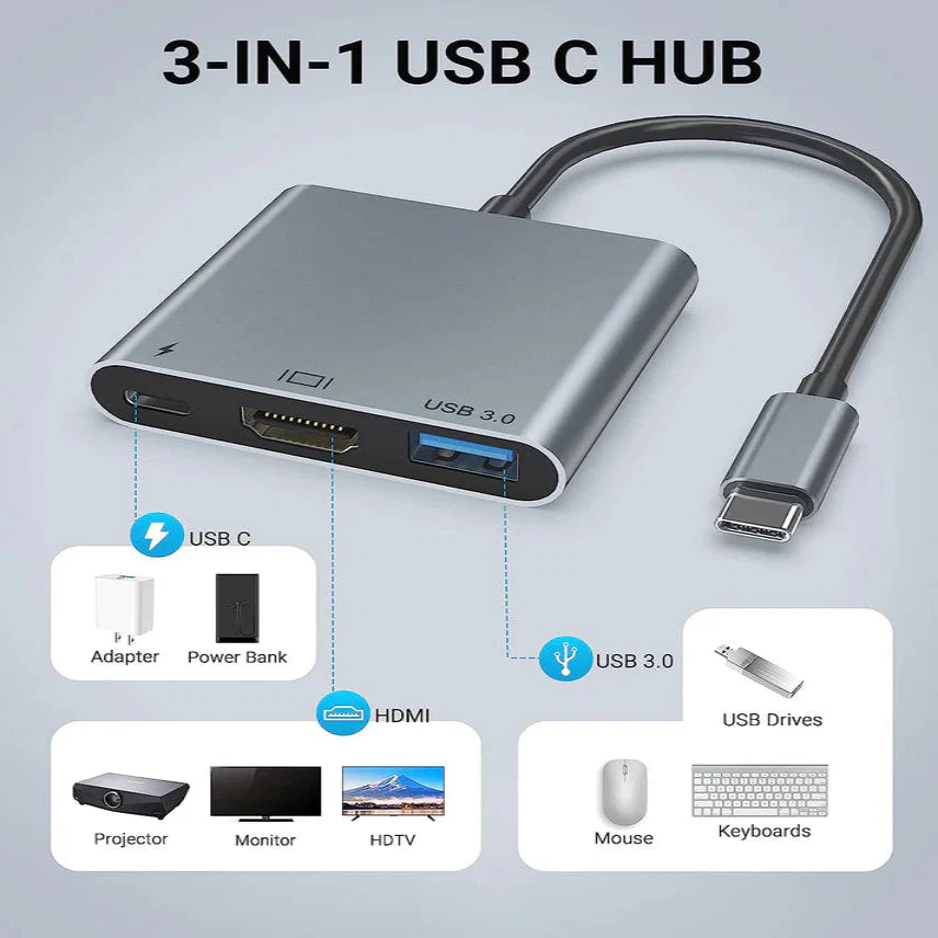 USB3.1-C Type-C To HUB Adapter