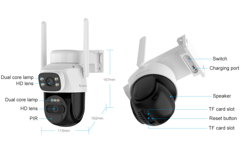 Solar 4G Security Camera Outdoor