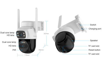 Solar 4G Security Camera Outdoor