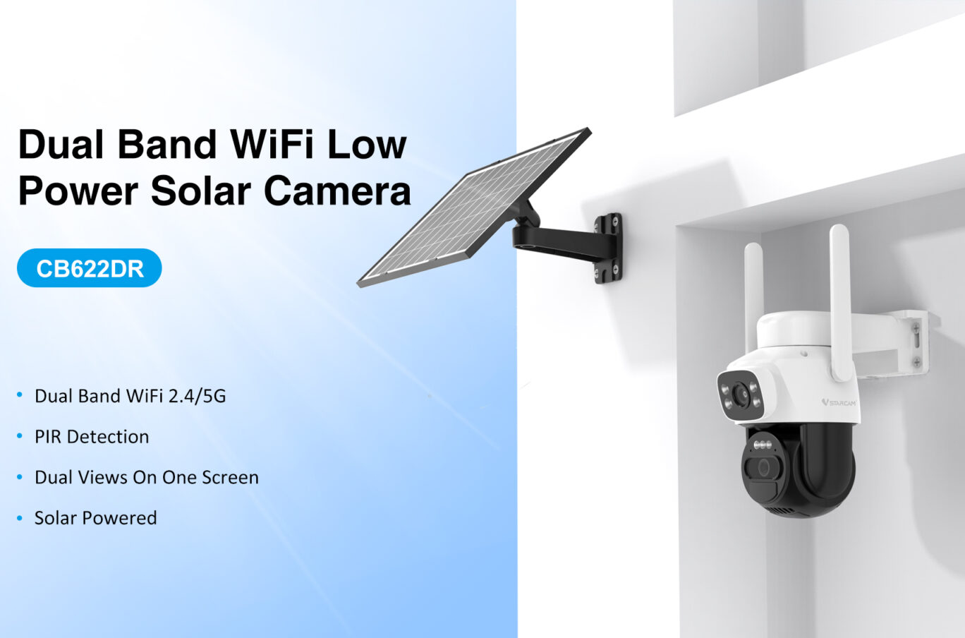 Outdoor Solar Wifi Security Camera